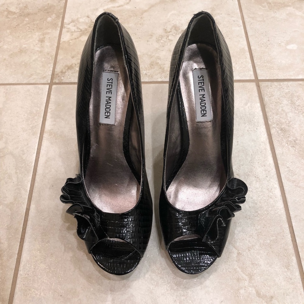 Steve Madden black women’s heels size 9